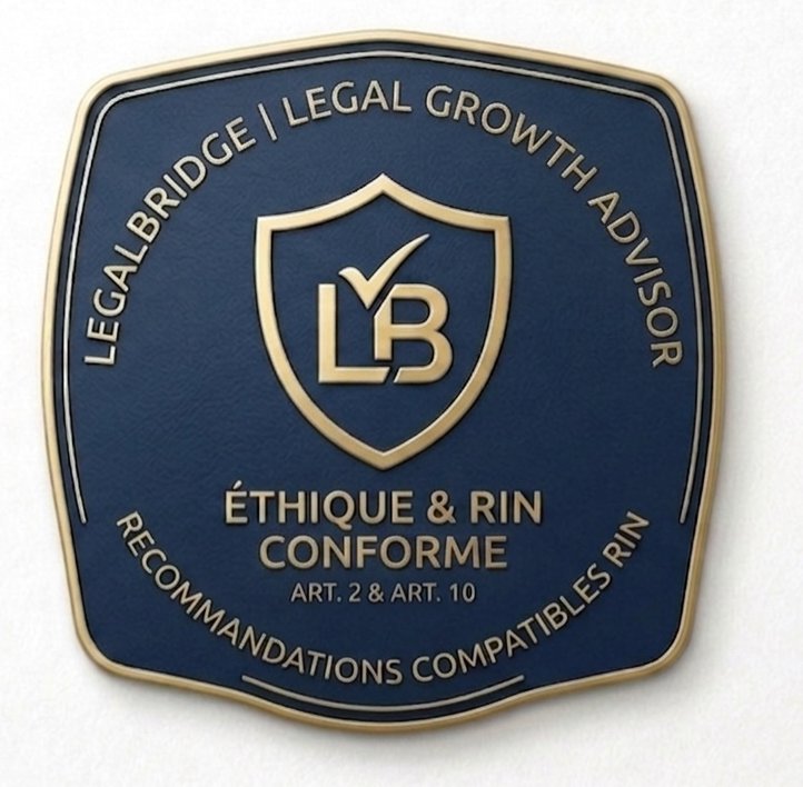 LegalBridge | Legal Growth Advisor - Éthique & RIN Conforme